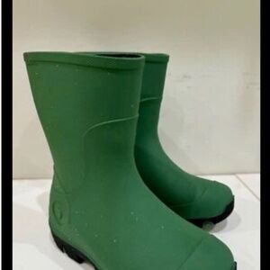 BOGS Kids Rain Boots, Green Size 12, Waterproof